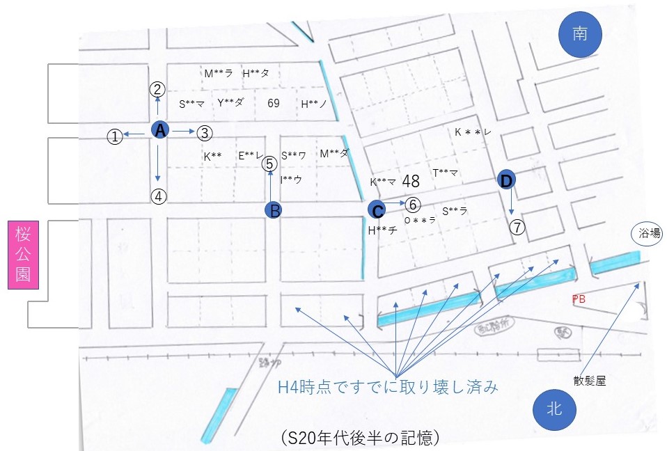 住友山田社宅地図